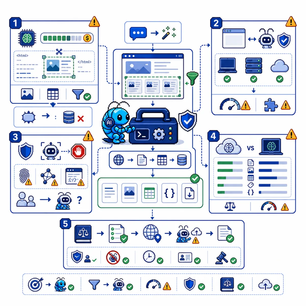 x-crawl 的 token、浏览器依赖、反爬、模型能力和合规边界图