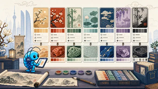 项目研究：中国传统配色 zhongguo-traditional-colors配图