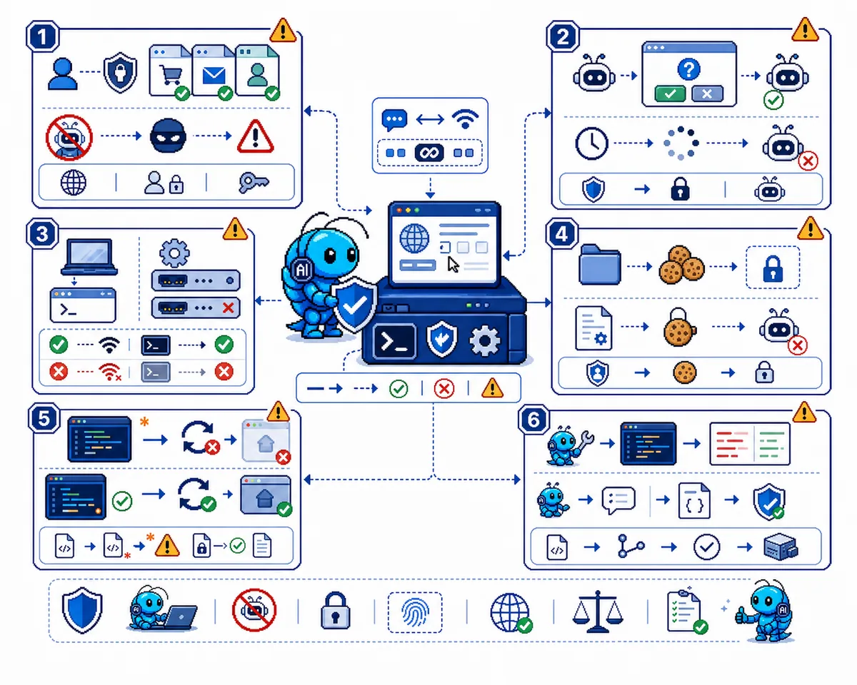 Browser Harness 登录态、调试端口和 helper 代码变更风险图