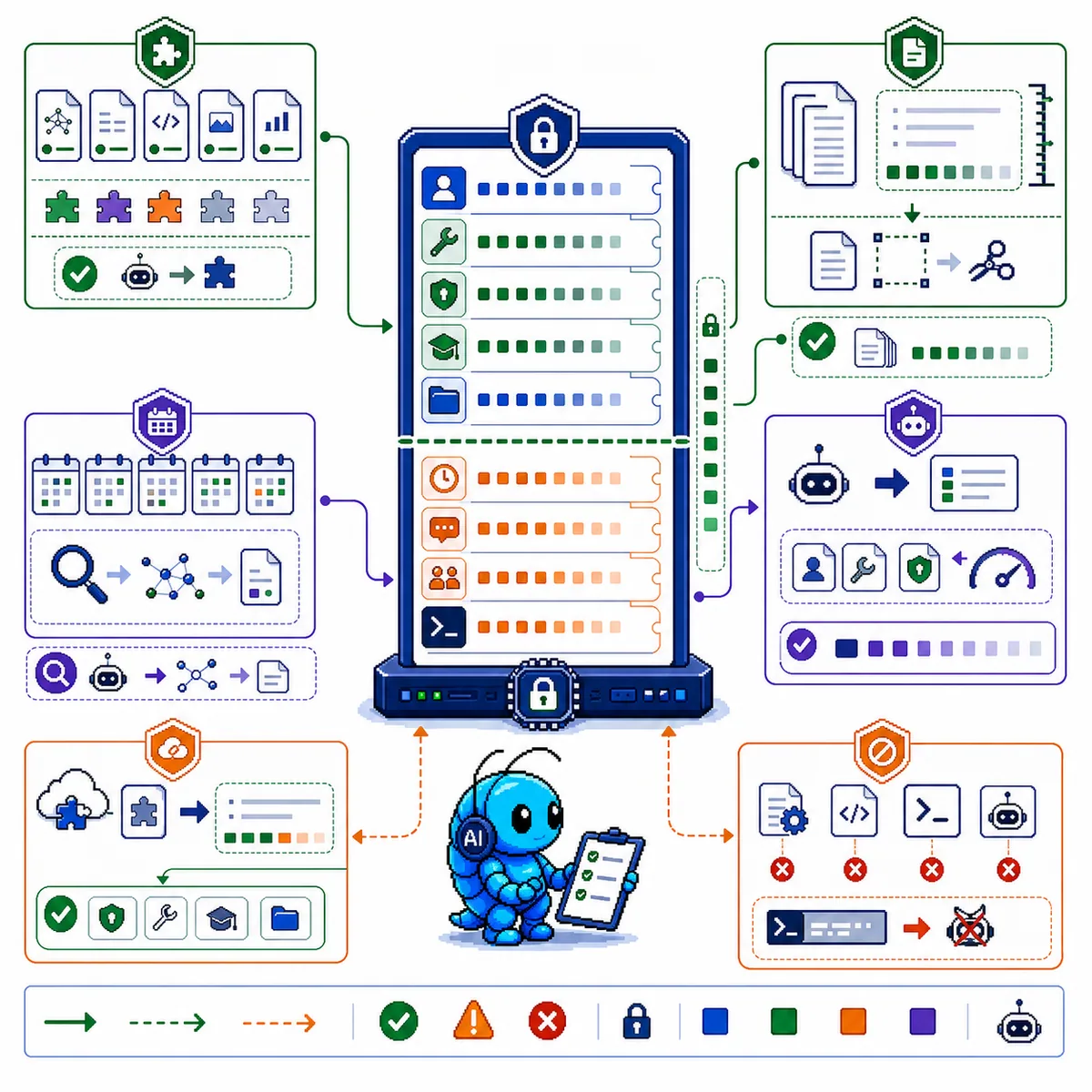 OpenClaw 系统提示词中技能只放元数据、Bootstrap 文件按需加载、长期记忆外置、安全改写受约束
